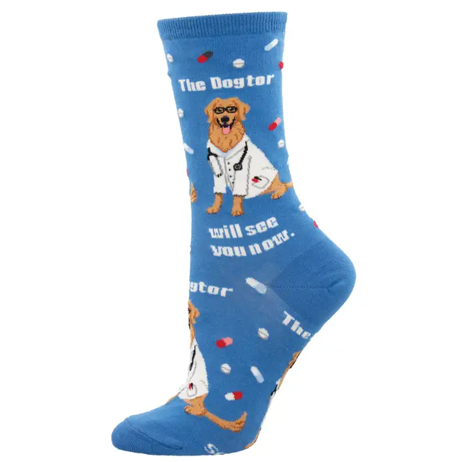 SockSmith - Sokken / Kousen The Dogtor Will See You Now - maat 36-41 (vrouwen) - dokter hond