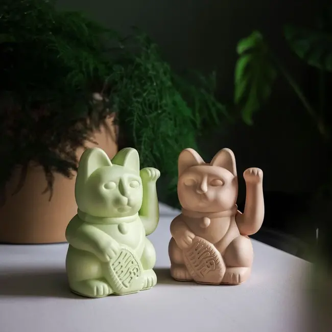 Donkey - Lucky Cat Maneki-Neko - light green