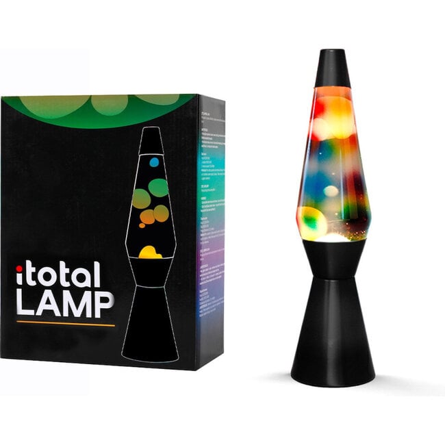 i-total - Lava Lamp Rocket - Rainbow Black