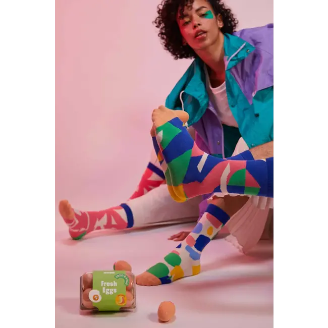 Eat My Socks -  Sokken Verse Eieren - set van 3 paar