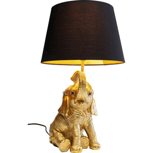 Kare Design - Tischlampe - Tierlampe Happy Elephant - H 48 cm