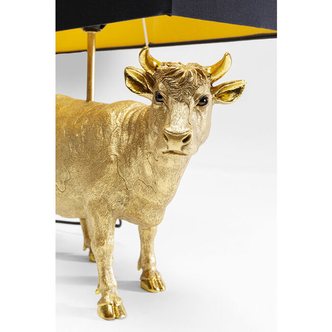 Kare Design - Lampe de Table - Lampe Animale Vache - H 52 cm