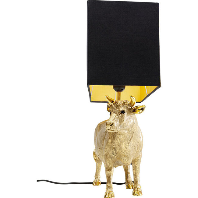 Kare Design - Lampe de Table - Lampe Animale Vache - H 52 cm