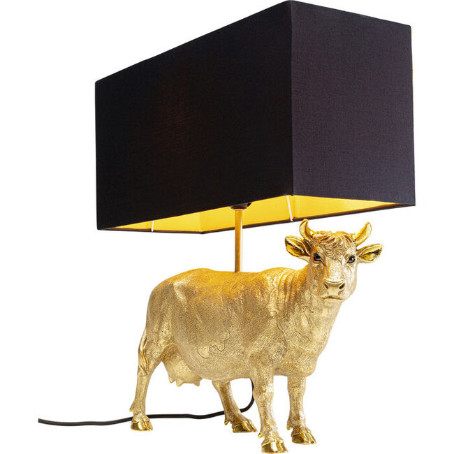 Kare Design - Tischlampe - Tierlampe Kuh - H 52 cm