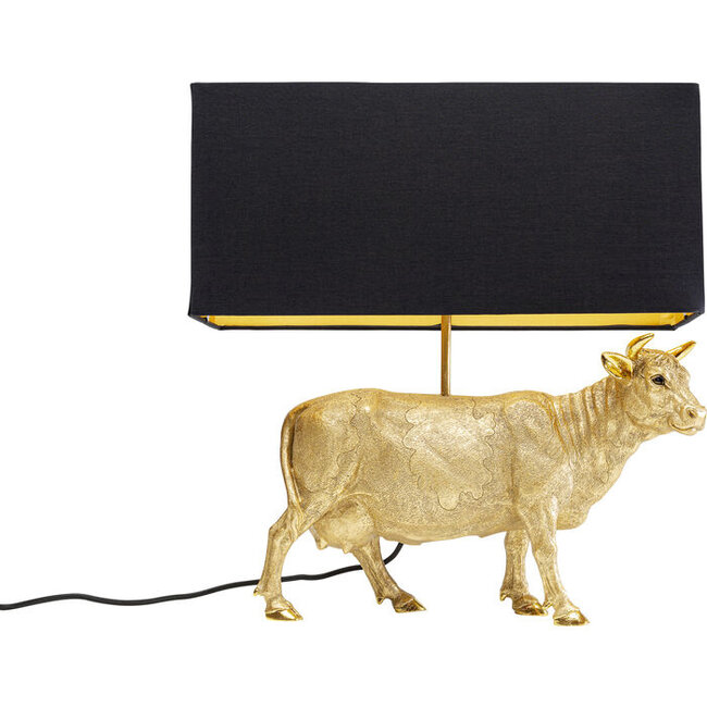 Kare Design - Lampe de Table - Lampe Animale Vache - H 52 cm