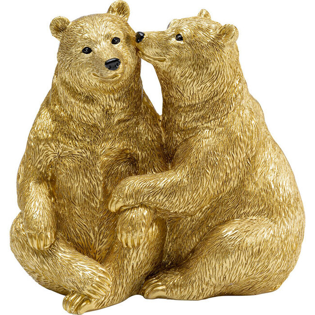 Kare Design - Deco Figurine Cuddly Bears - Sculpture - H 16 cm