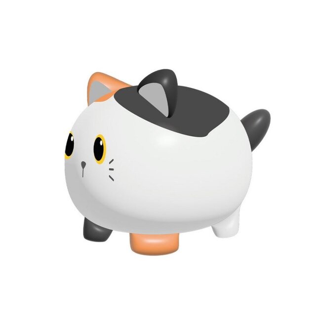 i-total Money Box White Cat