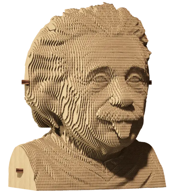 Cartonic - Puzzle Sculpture 3D Albert Einstein