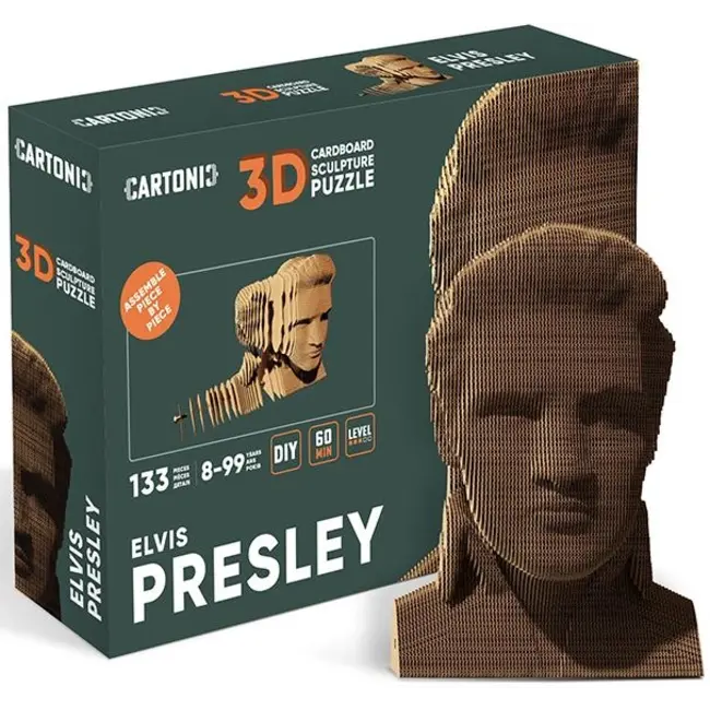 Cartonic - Puzzle Sculpture 3D Elvis Presley