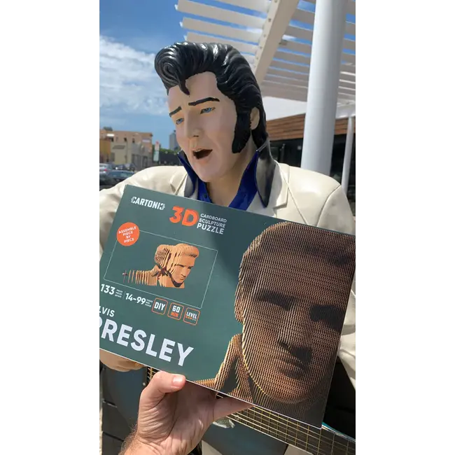 Cartonic - Puzzle Sculpture 3D Elvis Presley