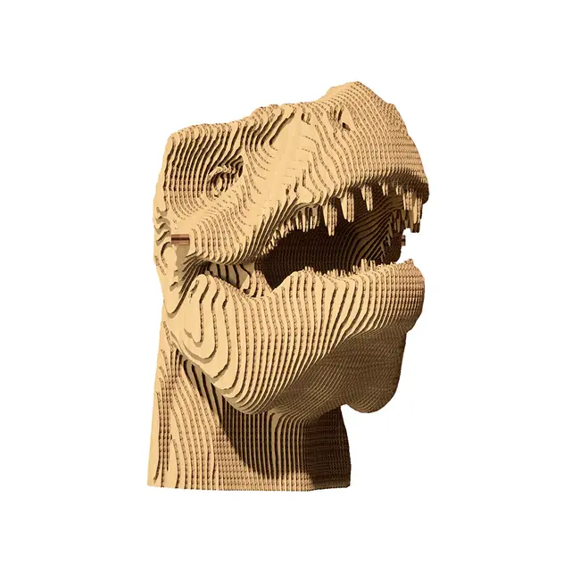 Cartonic - 3D-Skulptur-Puzzle T-Rex Dinosaurier
