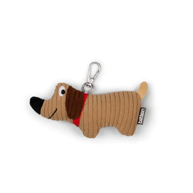 Bitten Keyring Sausage Dog