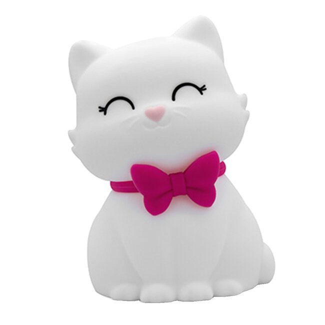 Dhink - Night Light Cat - in soft cuddly silicone material