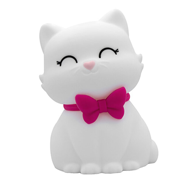 Dhink - Veilleuse Chat -  en silicone doux et câlin