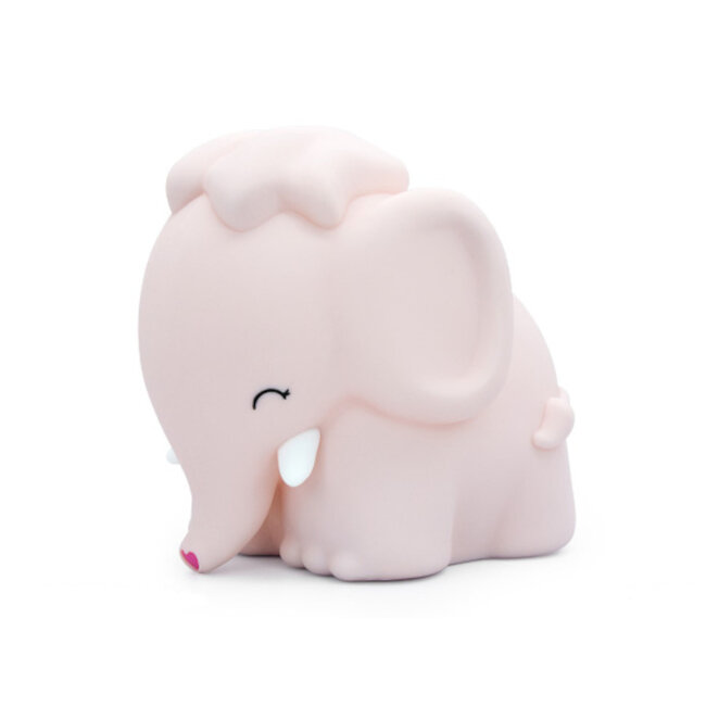 Dhink - Night Light Elephant - rechargeable - in soft cuddly silicone material