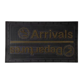 Fisura Pin Fußmatte Arrivals/Departures