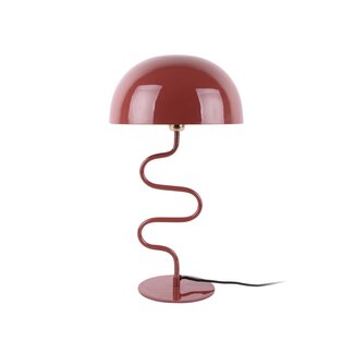 Present Time Lampe de Table Twist - rouge ocre