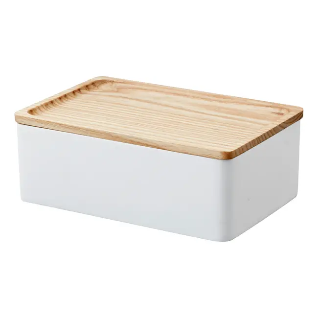 Yamazaki  Boîte de Rangement Accessoires - blanc