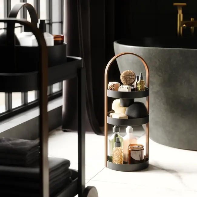 Umbra - Organizer Bellwood - make-up en cosmetica - zwart