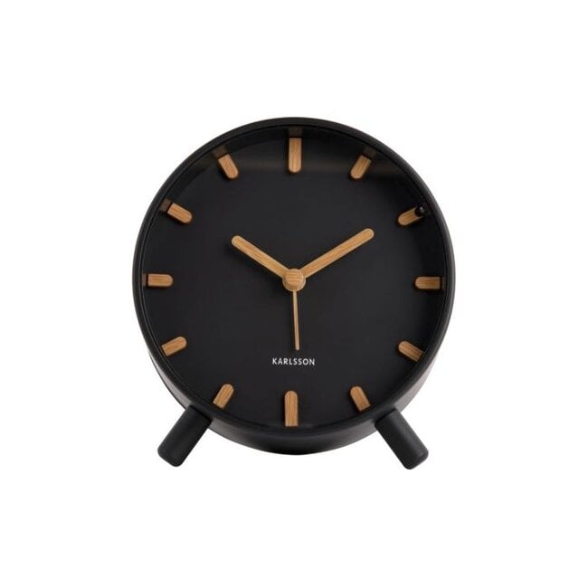 Karlsson - Alarm Clock Grace - black