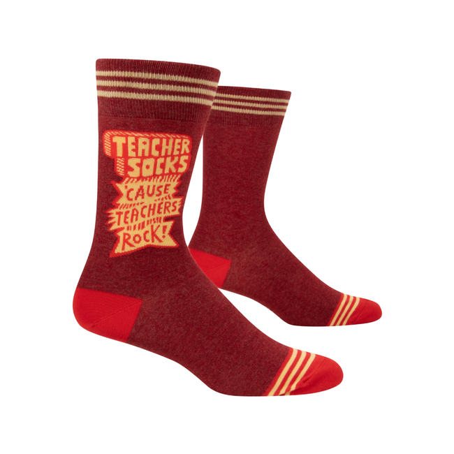 Blue Q Chaussettes Teachers Rock - hommes