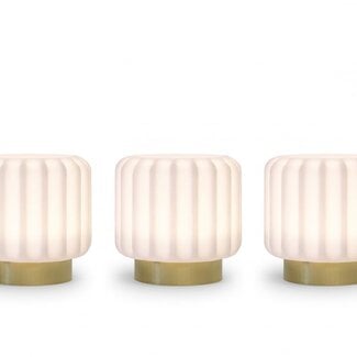 Atelier Pierre Table lamp Dentelles 9 - gold - set of 3 Atelier Pierre Table lamp Dentelles 9 - gold - set of 3