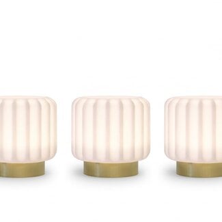 Atelier Pierre Table lamp Dentelles 9 - gold - set of 3