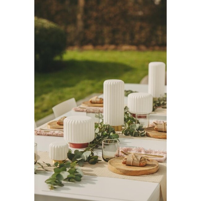 Atelier Pierre - Tafellamp - Sfeerlamp Dentelles 29 - terra - oplaadbaar - dimbaar