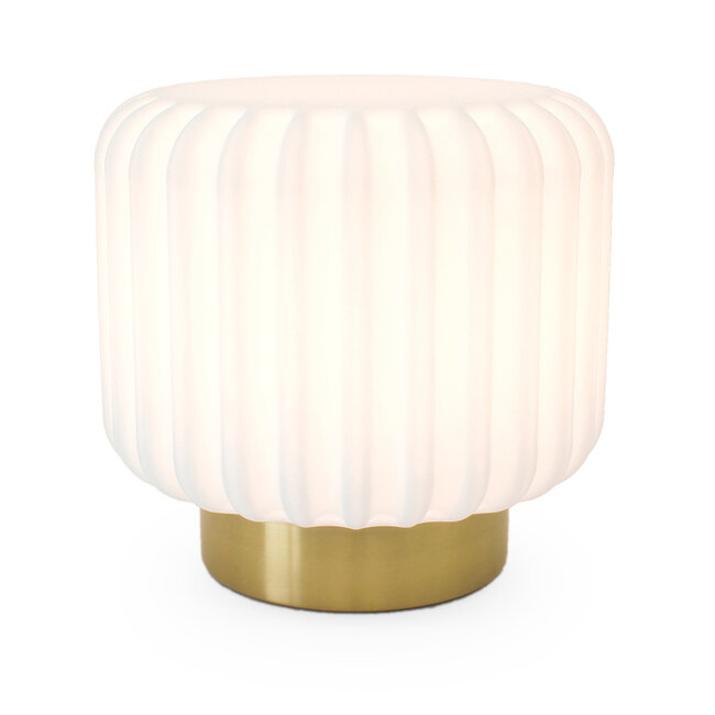 Atelier Pierre - Tafellamp - Sfeerlamp Dentelles Wide XL - goud oplaadbaar - dimbaar