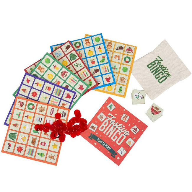 Gift Republic - Party Game Bingo Festif - Jeu de Noël