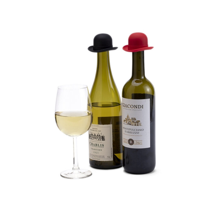 Monkey Business Silicone Wine Stopper/Fun Sombrero Shaped Cap Seals Bottle and Keeps Wine fresh/Cute Wine Accessories/Kitchen Gadgets/el Corko