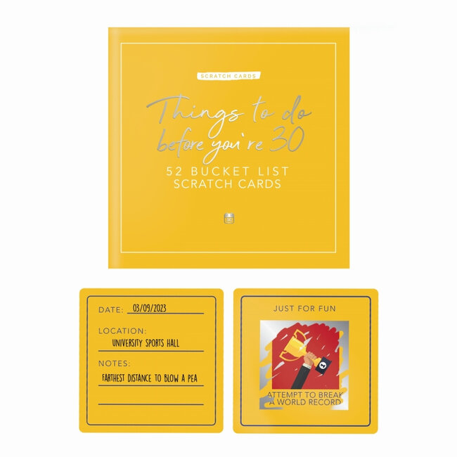 Gift Republic - Cartes à Gratter Things to Do Before You're 30