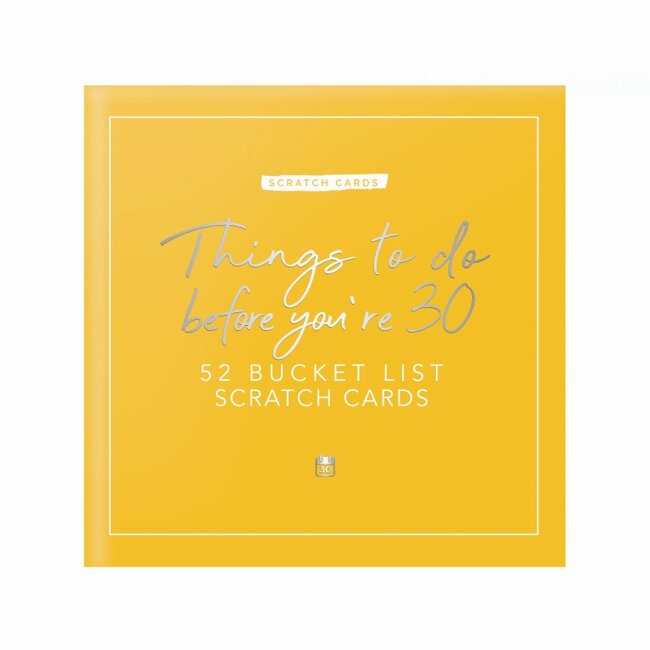 Gift Republic Cartes à Gratter Things to Do Before You're 30