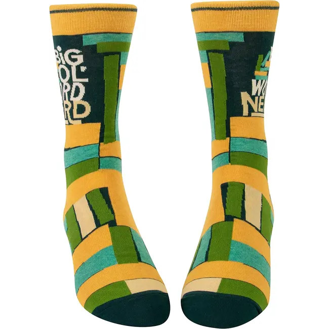 Blue Q - Socken Big World Nerd - Größe 40-46 (Heren)