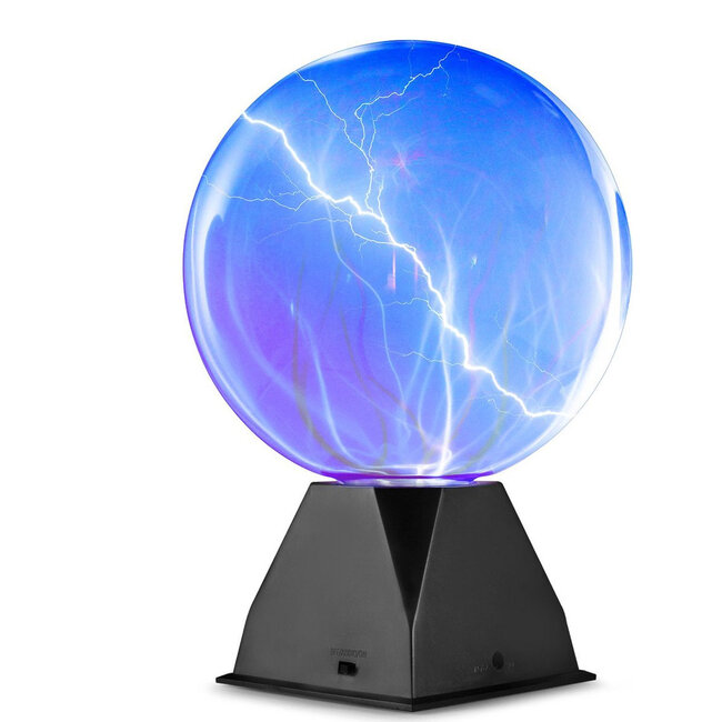 Lampe Plasma - Sphère Plasma Bleu sensible au toucher et son - i-total -  Axeswar Design