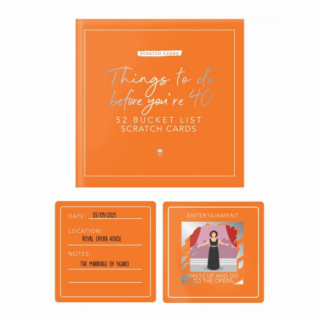 Gift Republic - Scratch Cards Things to Do Before You're 40