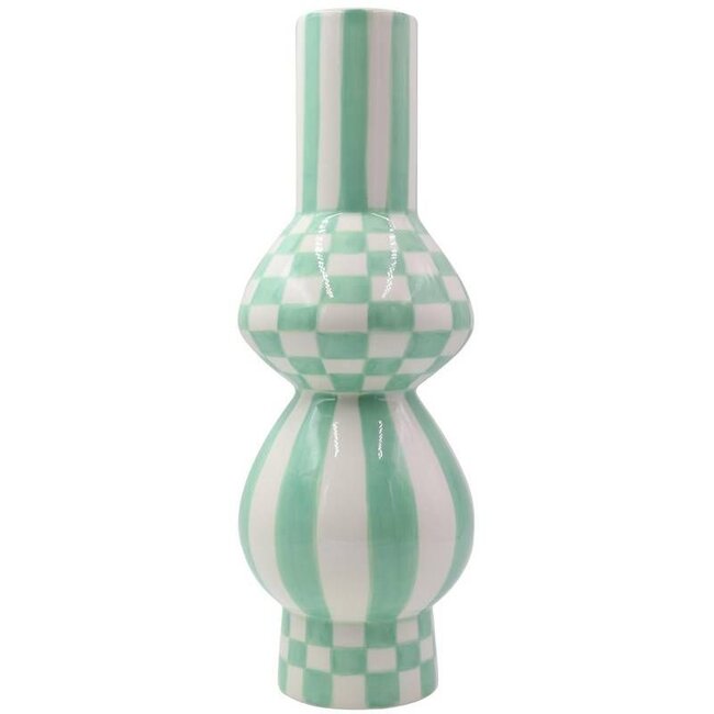 Que Rico - Vase Gabriela - Squares & Stripes