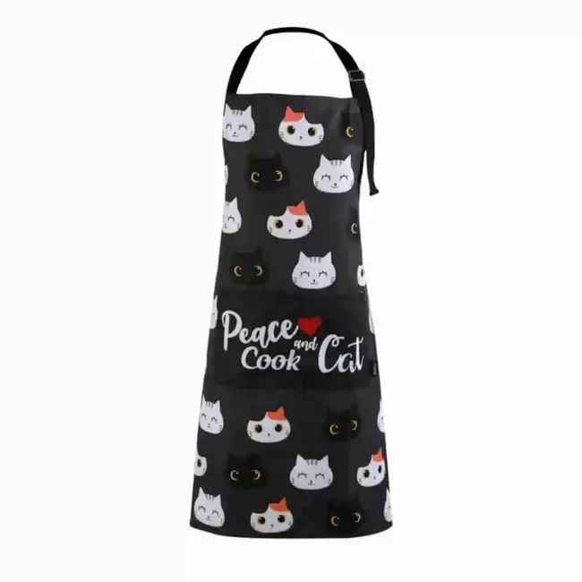 i-total - Tablier Peace, Cook and Cat