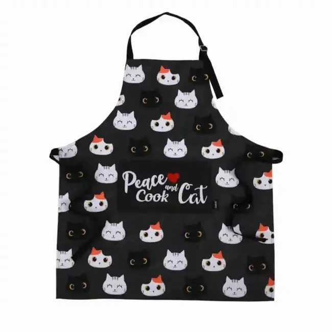 i-total - Tablier Peace, Cook and Cat