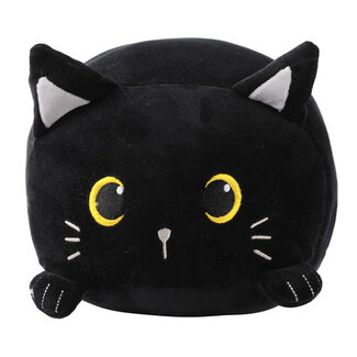 i-total XXL Fluffy Cushion Black Cat
