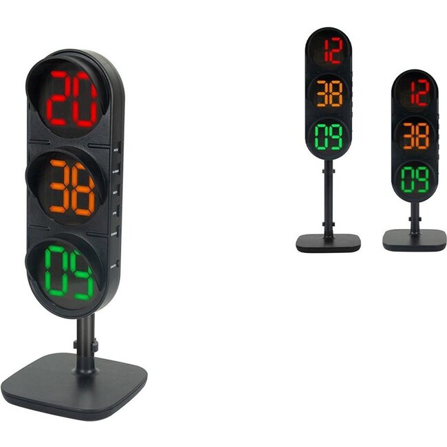 i-total - Alarm Clock Traffic light -  Extendable - Snooze function