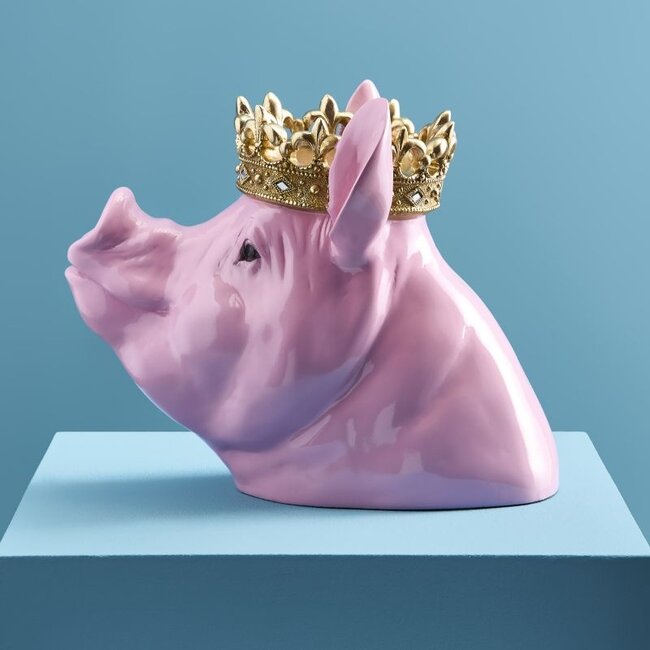 Werner Voß  Werns- Money-Box Pig Porky with Crown