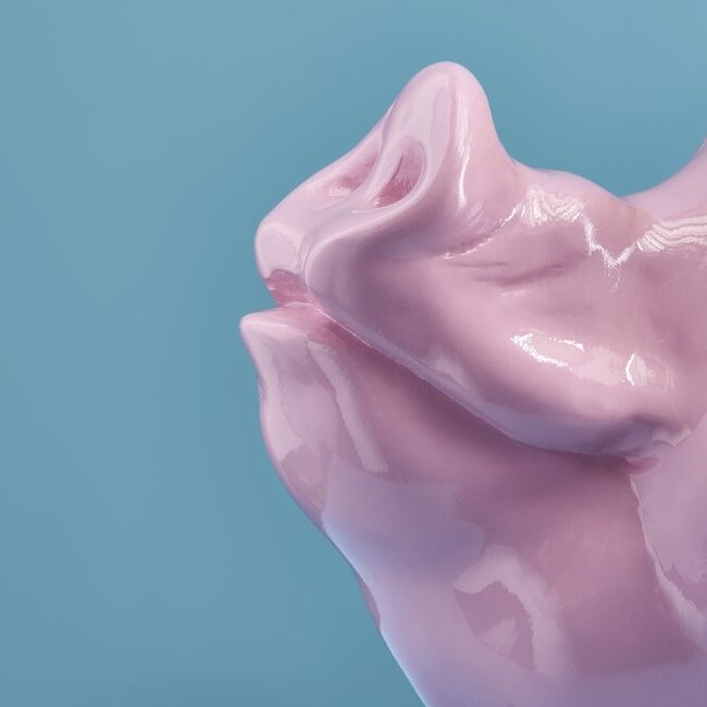 Werner Voß  Werns- Money-Box Pig Porky with Crown