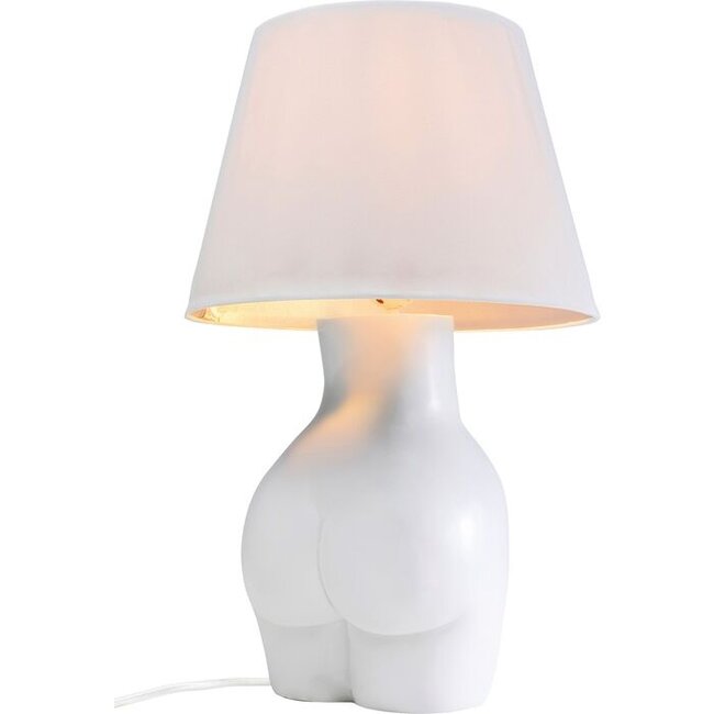 Kare Design - Tischlampe Donna - weiß