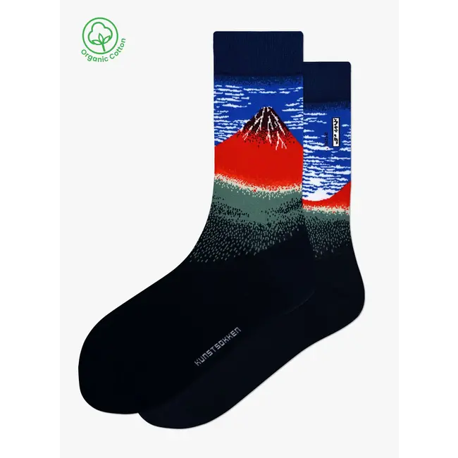 Kunstsokken - Sokken Hokusai Cadeauset - 3 paar