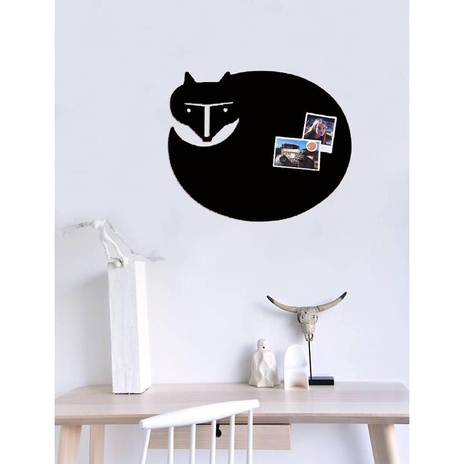 FAB Wonderwall - Magnettafel Fuchs XL - schwarz