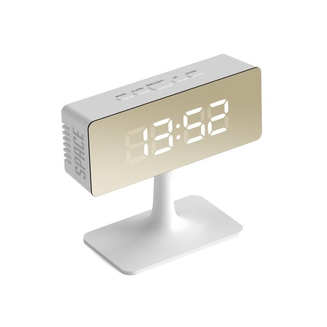 Newgate - Alarm Clock Cinemascape - white