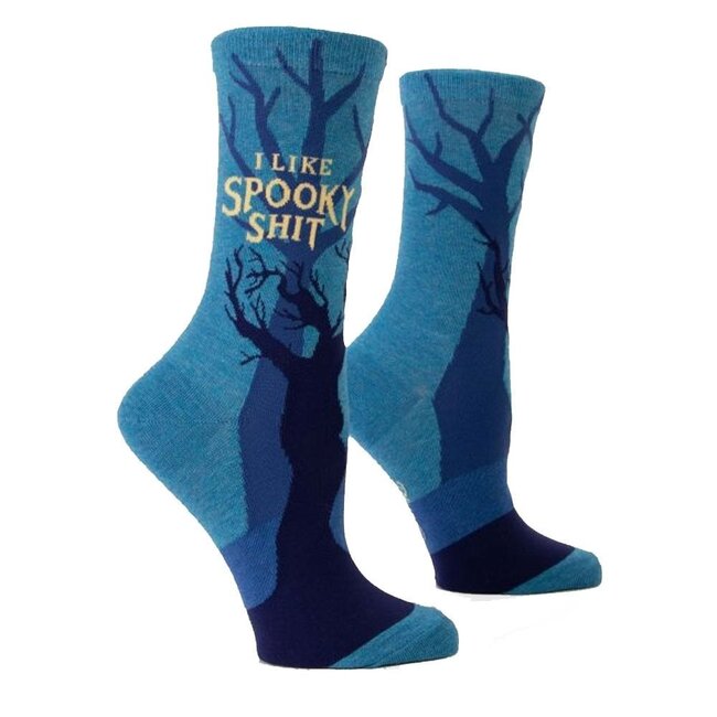 Blue Q - Chaussettes I Like Spooky Shit - taille 36-41 (femmes)