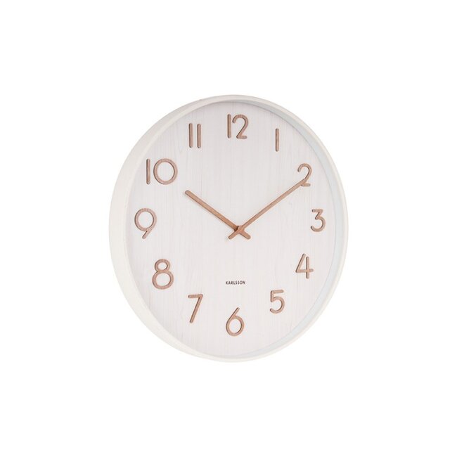 Karlsson Horloge Murale - medium blanc