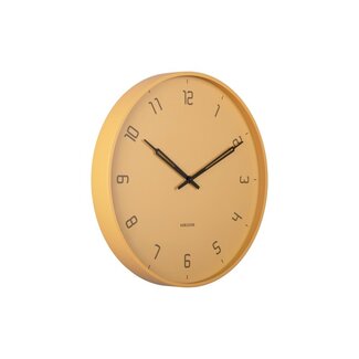 Karlsson Wall clock Stark - honey yellow